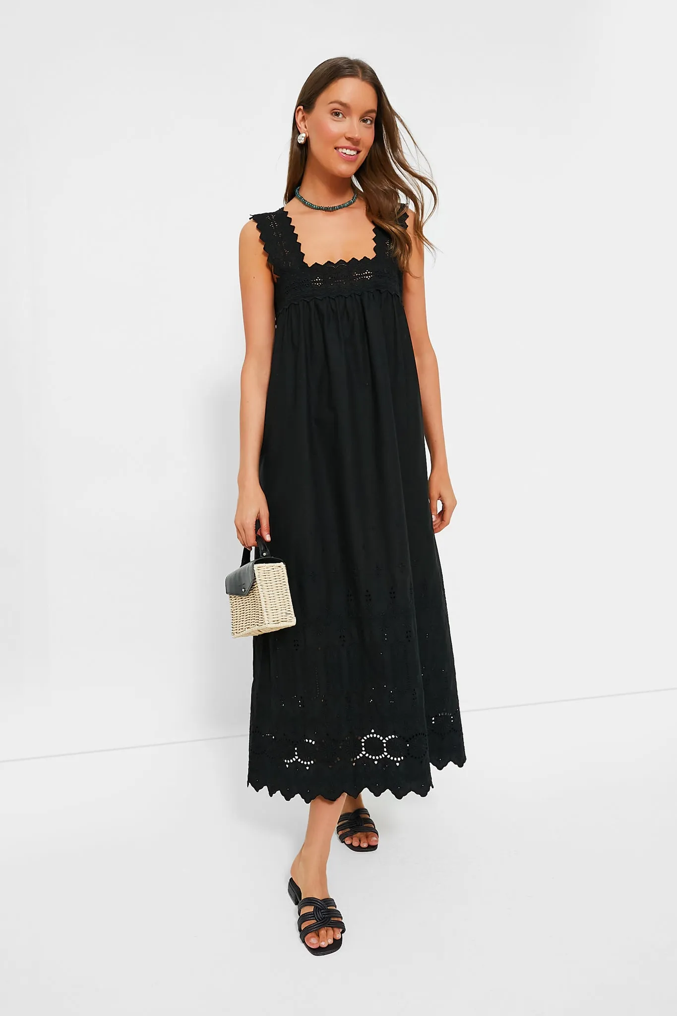 Black Amelia Shift Dress sold by Tuckernuck product image thumbnail 2