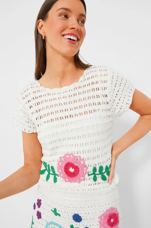 Multi Ivory Leighton Top made by Tuckernuck