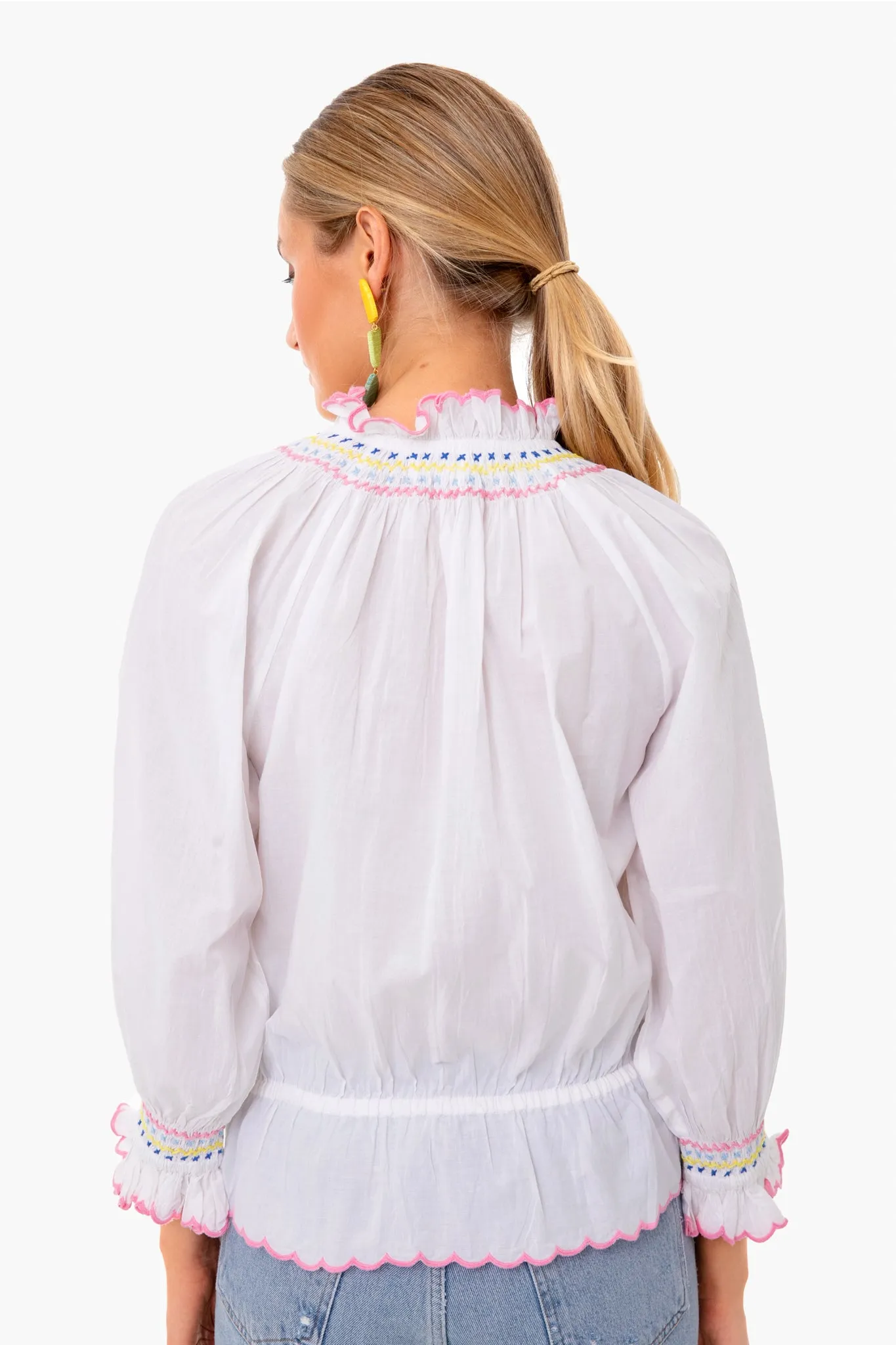 Beatrice in Bloom Blouse sold by Tuckernuck product image thumbnail 4