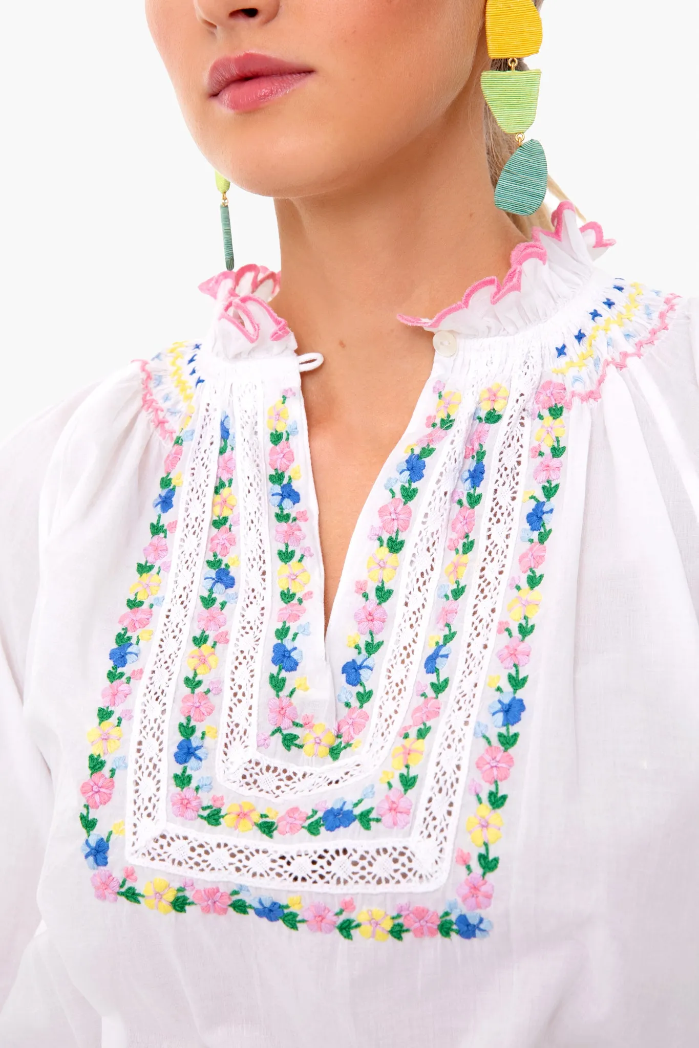 Beatrice in Bloom Blouse sold by Tuckernuck product image thumbnail 5