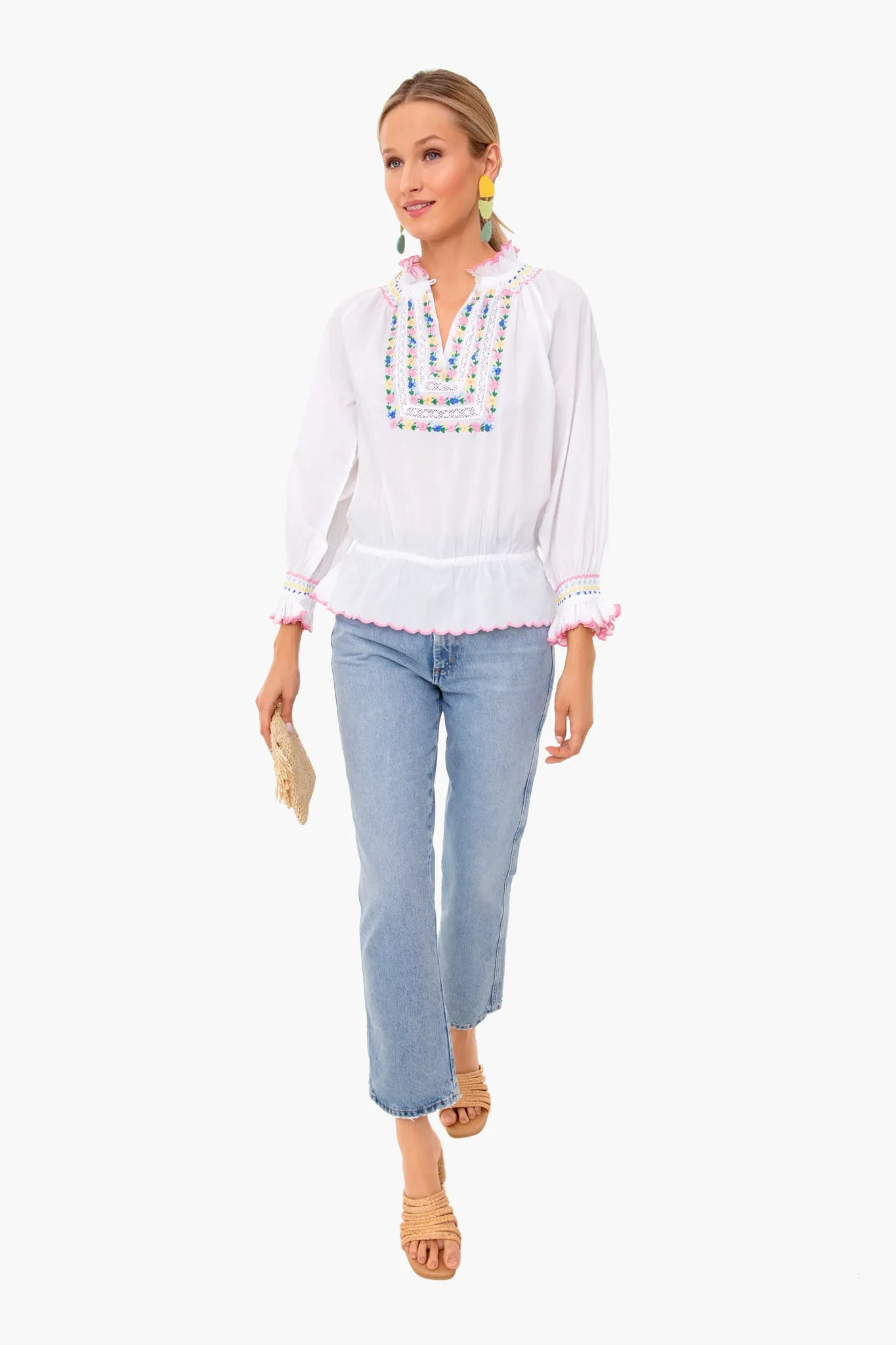 Beatrice in Bloom Blouse sold by Tuckernuck product image thumbnail 2