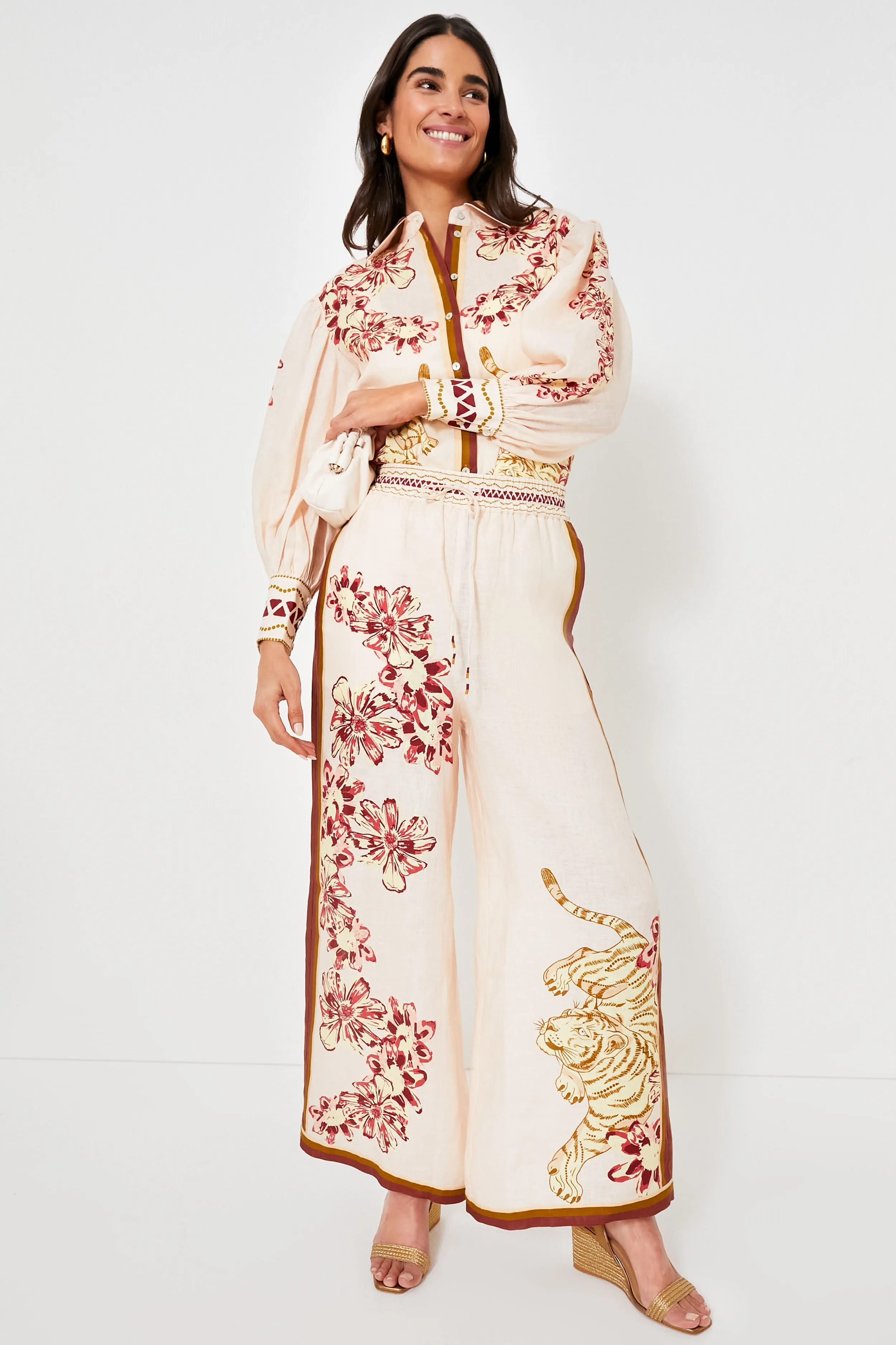 Gold Diamante Bellamy Puffy Headband sold by Tuckernuck