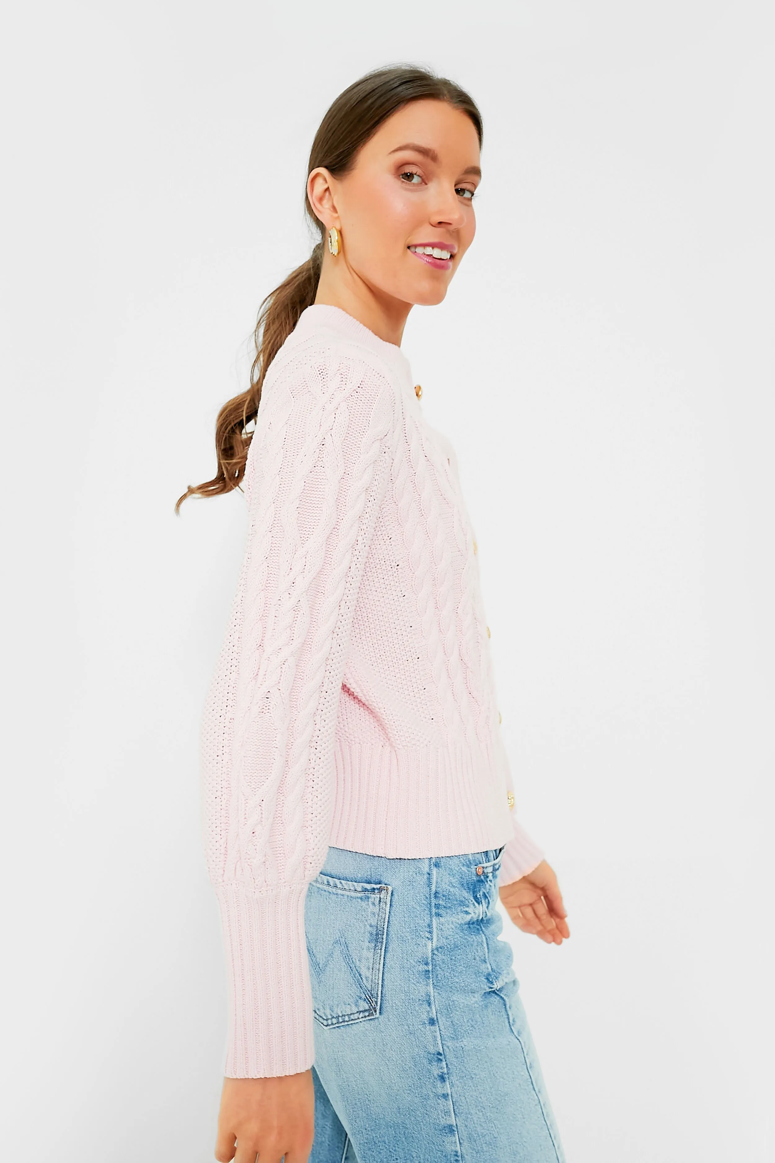 Pink Salt Colette Cardigan sold by Tuckernuck product image thumbnail 3