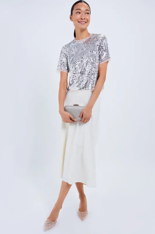 Rose Sequin Pixie Top sold by Tuckernuck