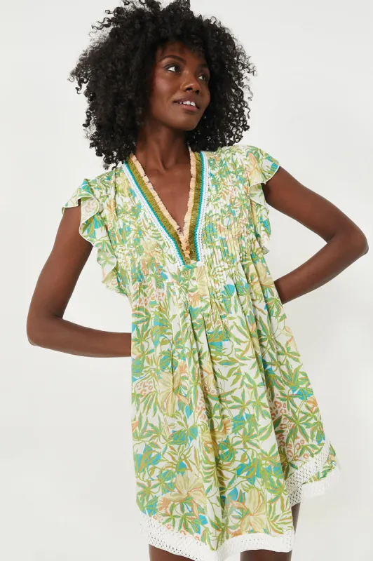 Green Orchid Sasha Mini Dress made by Tuckernuck