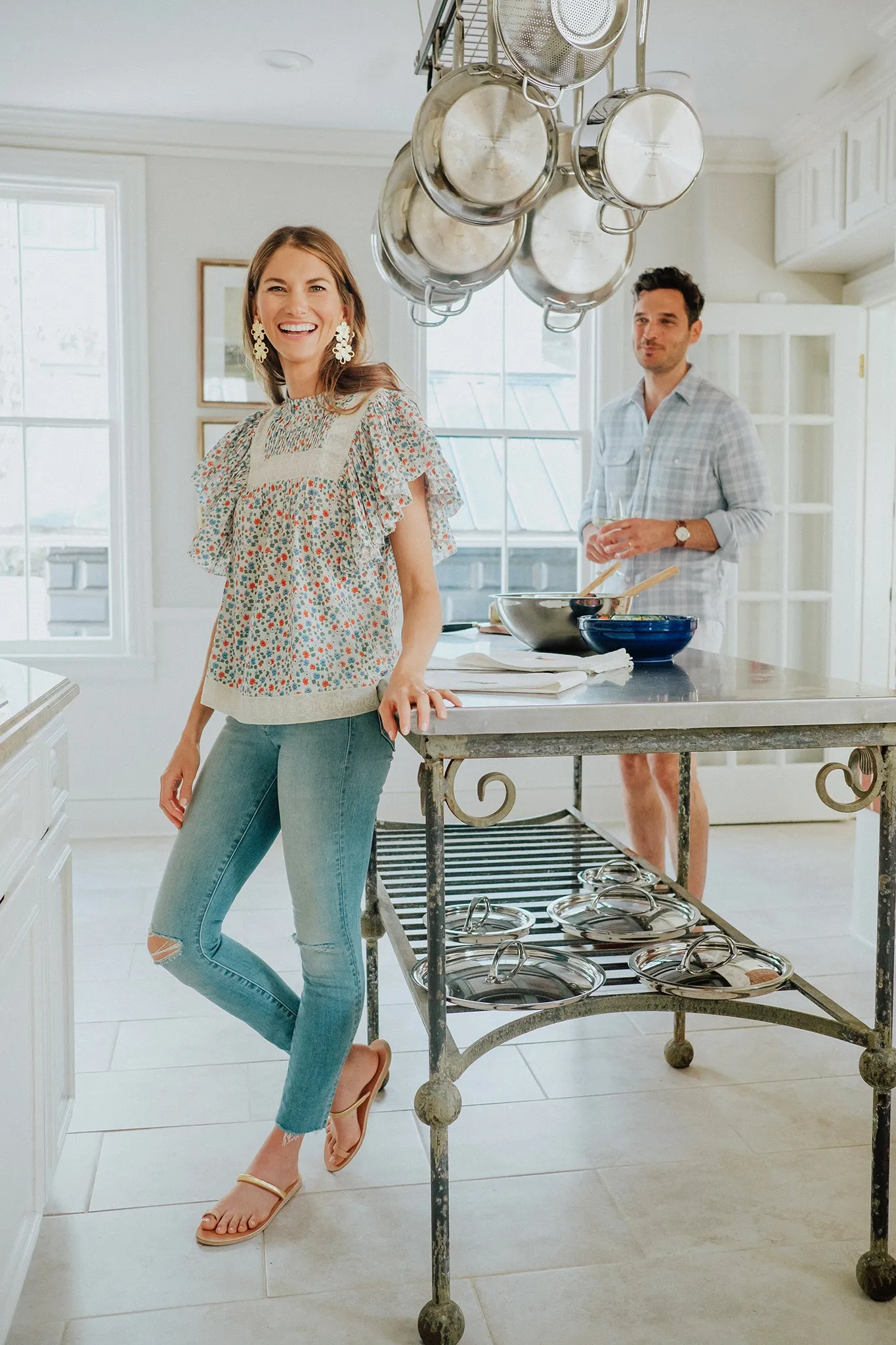 Multi Bubbie Ditsy Short Sleeve Top sold by Tuckernuck product image thumbnail 2