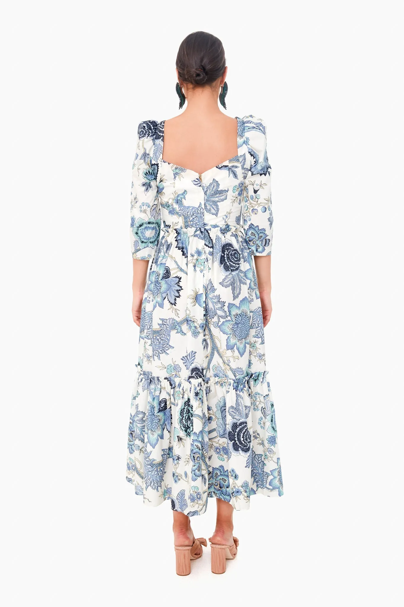 Jacobean Blue Blue Hill Dress sold by Tuckernuck product image thumbnail 4