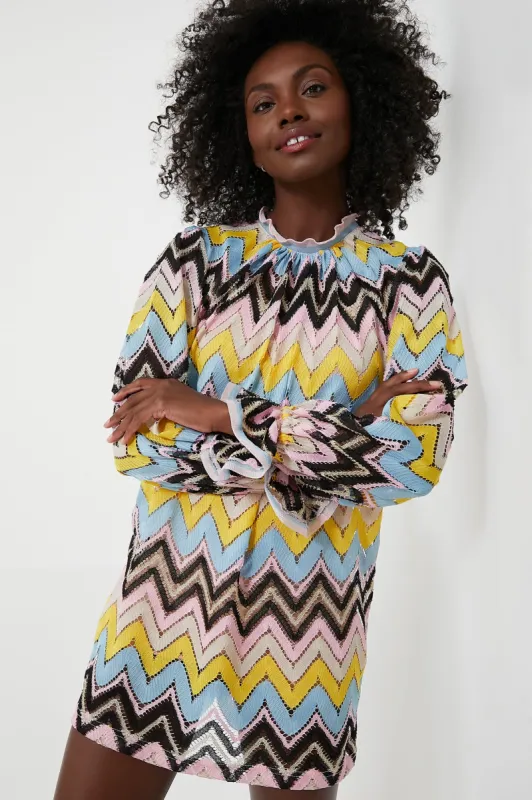 Yellow ZigZag Crochet Multi Dress sold by Tuckernuck