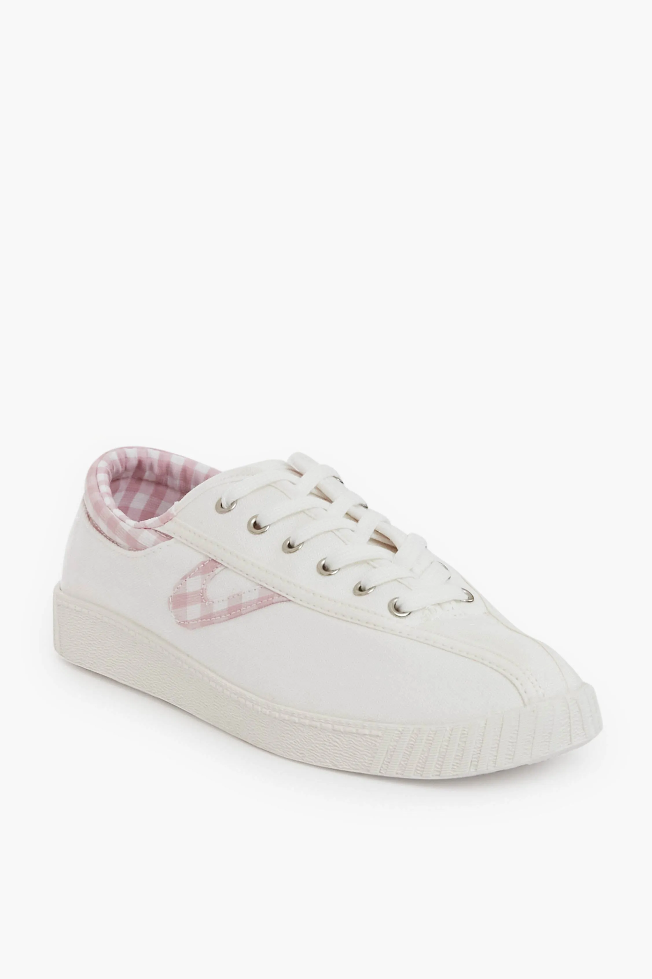 Women's Pink Gingham Nylite Sneakers sold by Tuckernuck