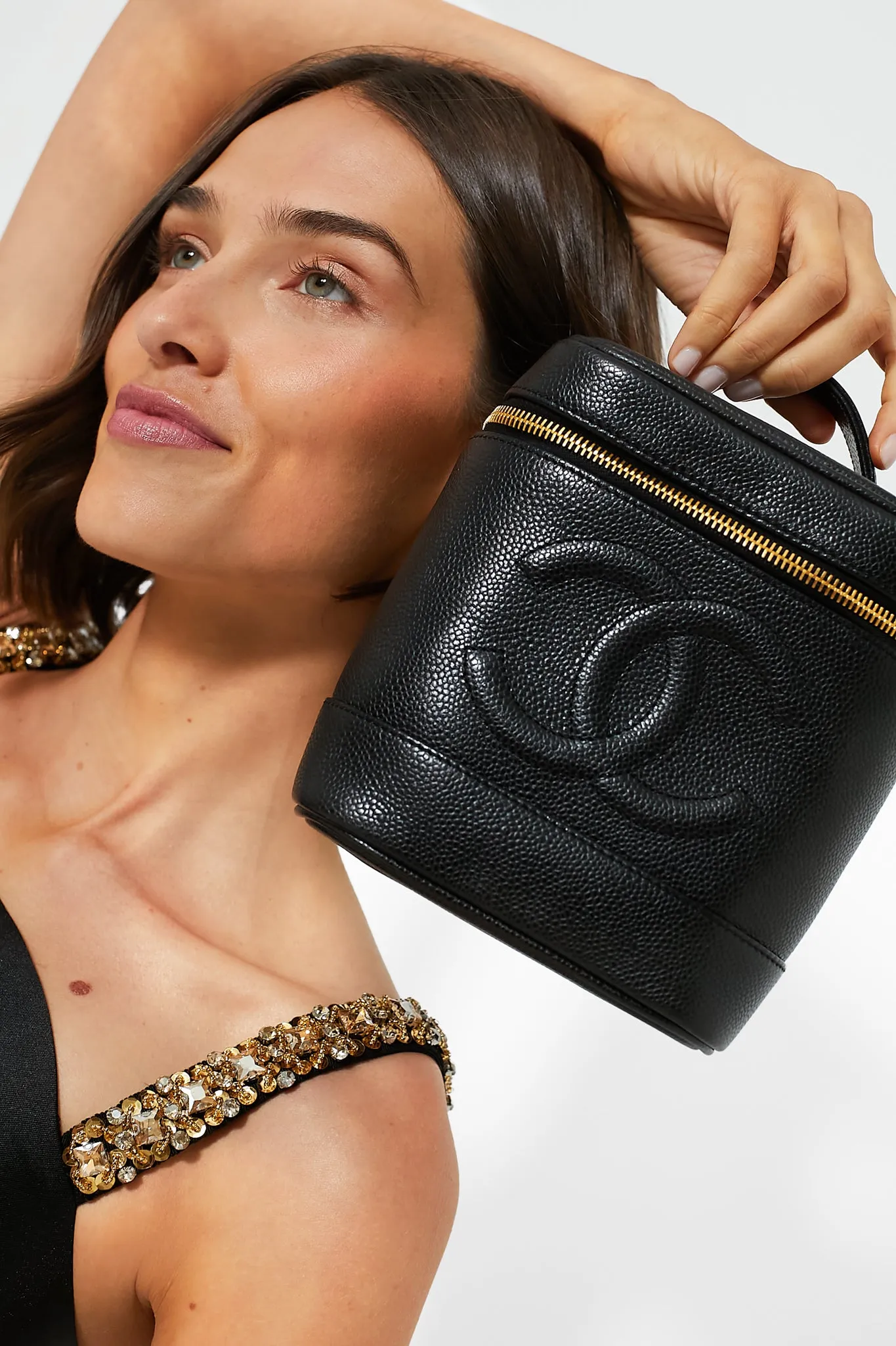 CHANEL Black Caviar Tall Vanity Bag sold by Tuckernuck product image thumbnail 3