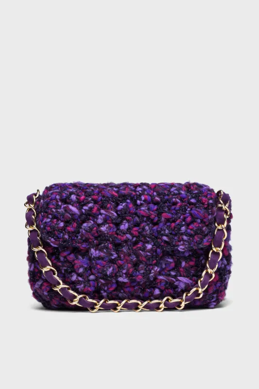 Purple Multi Woven Shoulder Bag sold by Tuckernuck