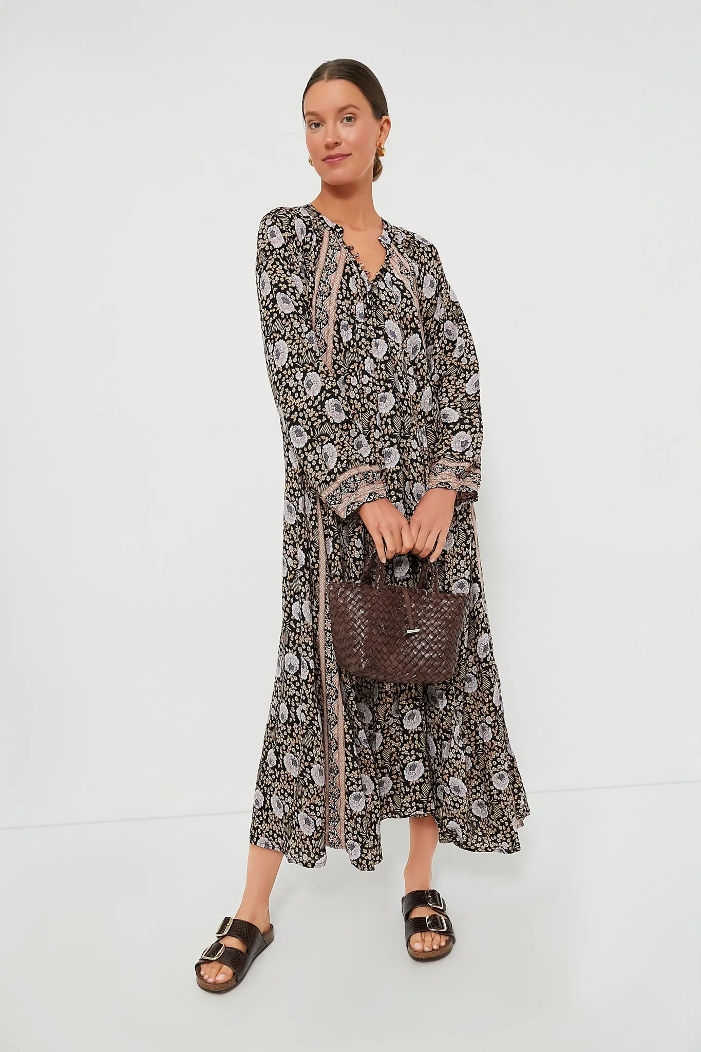 Vintage Flowers Sepia Fiore Maxi sold by Tuckernuck product image thumbnail 2