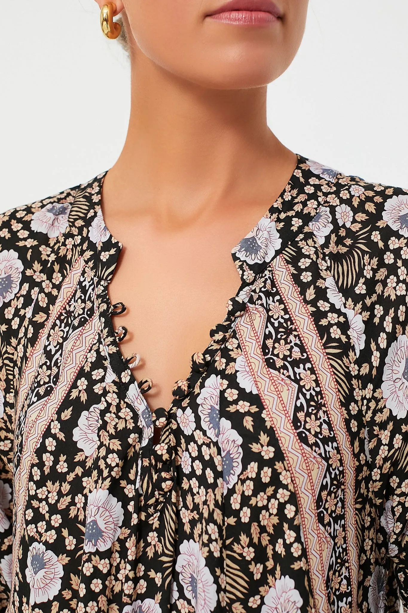 Vintage Flowers Sepia Fiore Maxi sold by Tuckernuck product image thumbnail 5