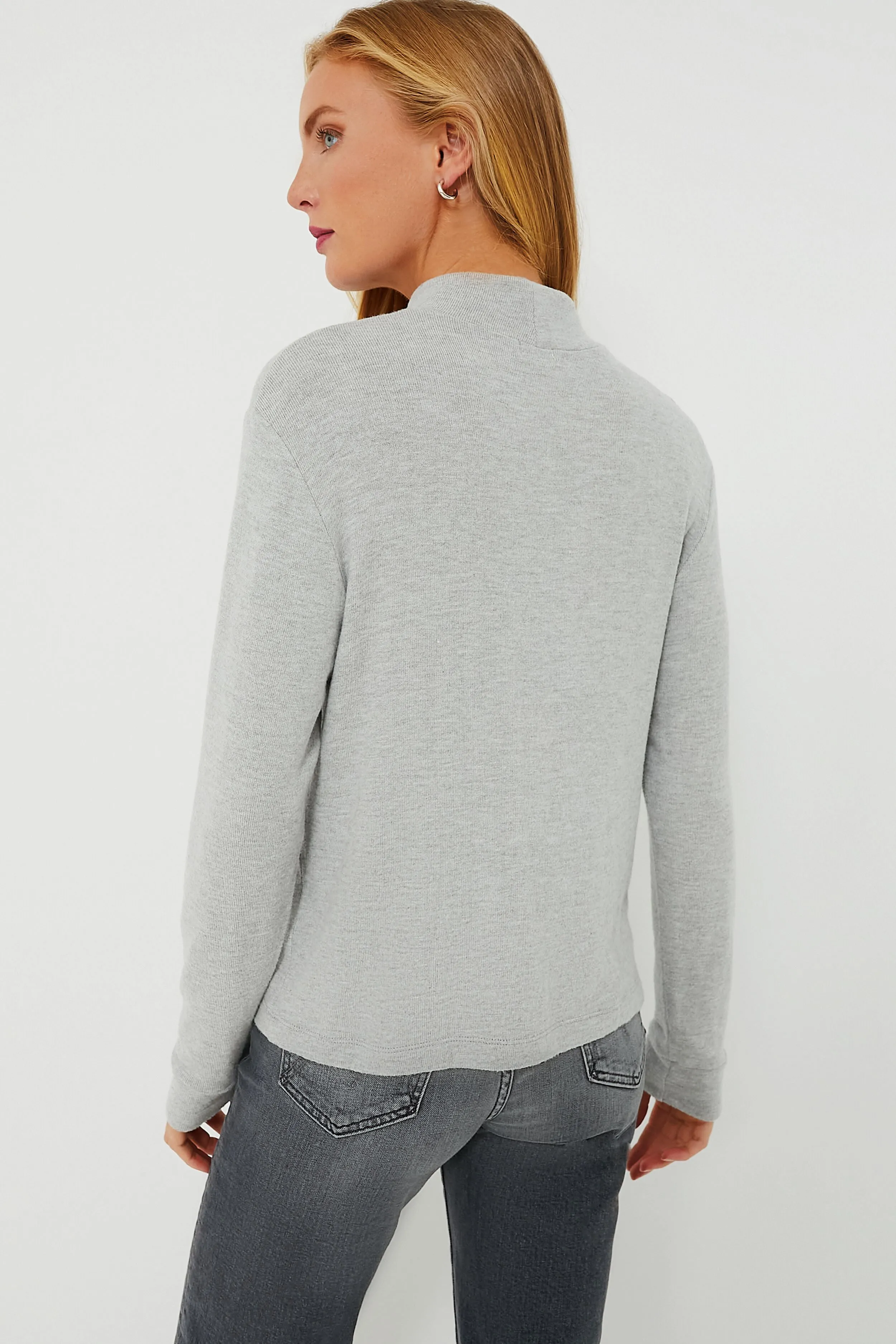 Heather Grey Sweater Turtleneck sold by Tuckernuck product image thumbnail 4