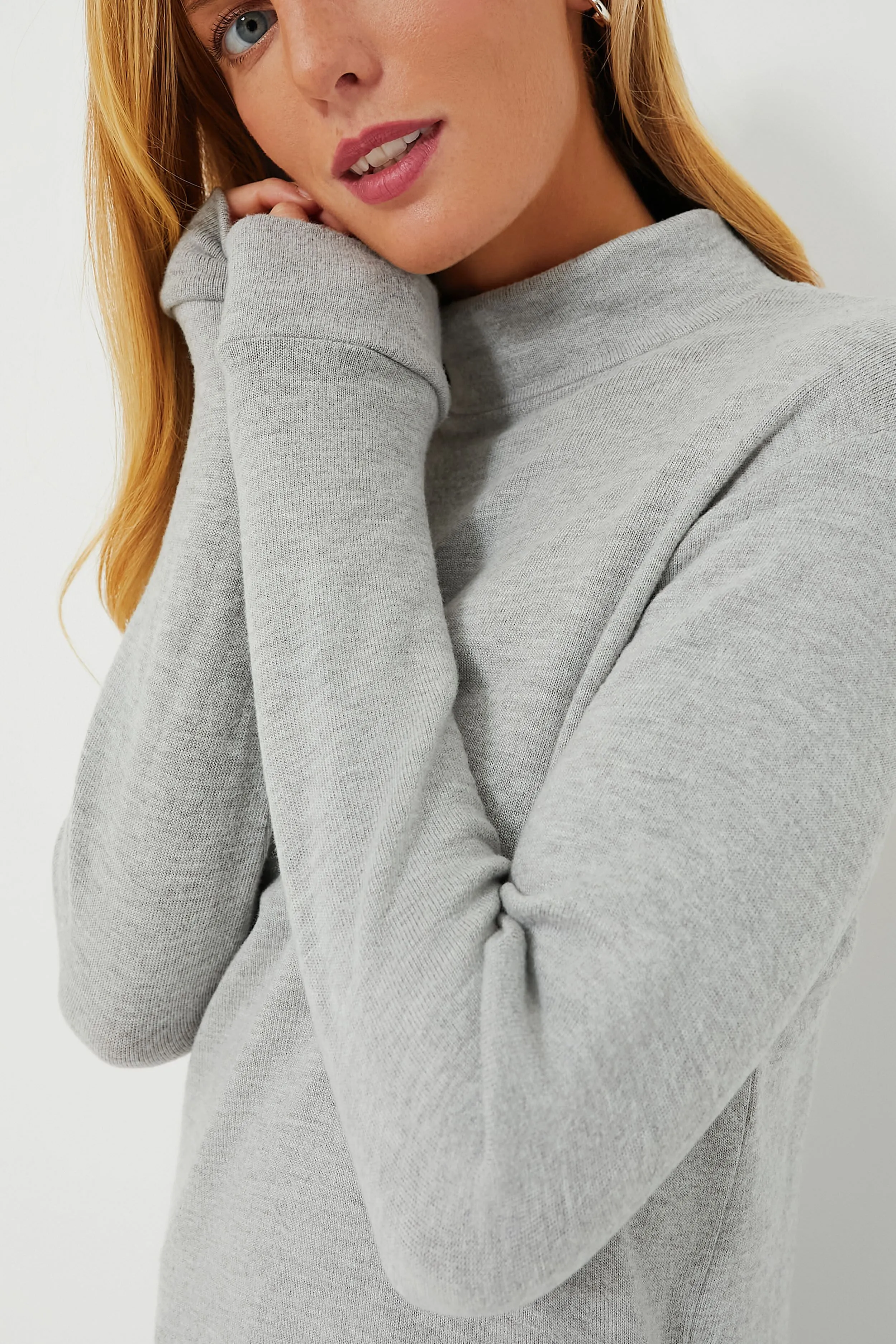 Heather Grey Sweater Turtleneck sold by Tuckernuck product image thumbnail 5