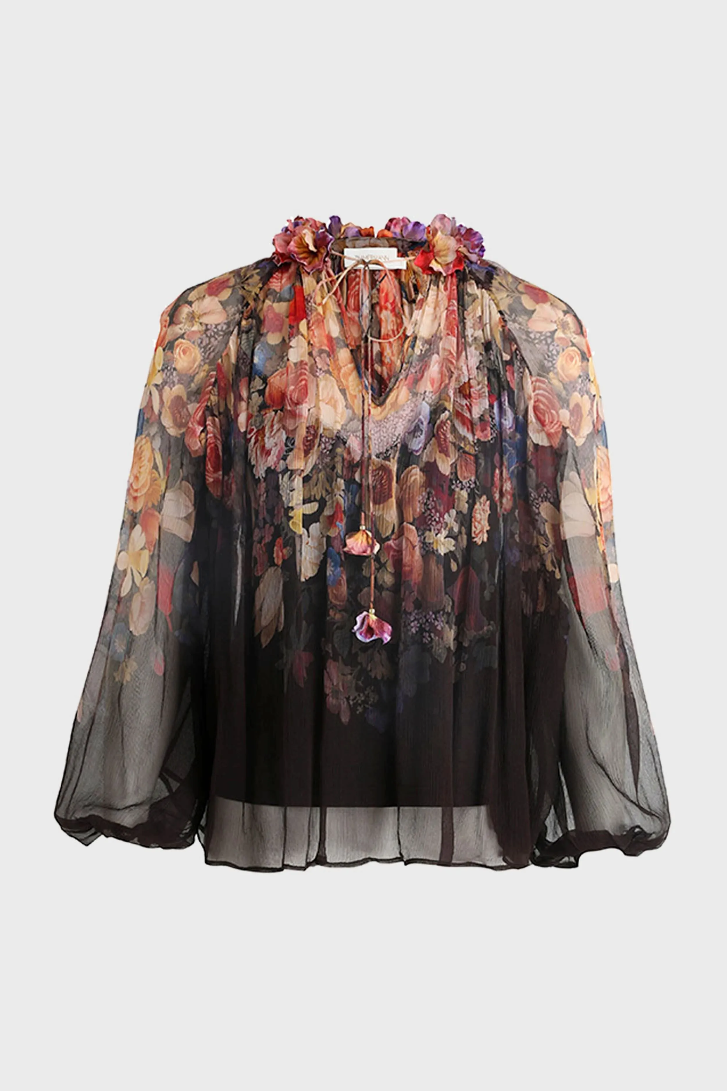 Morisot Black Print Luminosity Floral Blouse sold by Tuckernuck product image thumbnail 2