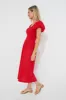 Red Puff Sleeve Flynn Dress sold by Tuckernuck