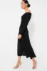 Black Off The Shoulder Maxi Dress sold by Tuckernuck