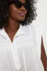 White Laeza Blouse sold by Tuckernuck
