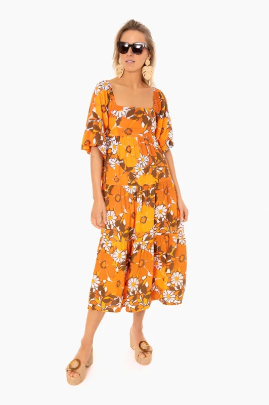 Kiona Midi Dress made by Tuckernuck