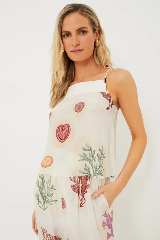 Nautilus Cream Lily Top sold by Tuckernuck