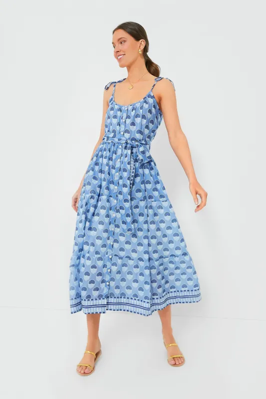 Indian Flower Siesta Dress made by Tuckernuck