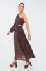 Exclusive Chocolate One Shoulder Maxi Dress sold by Tuckernuck