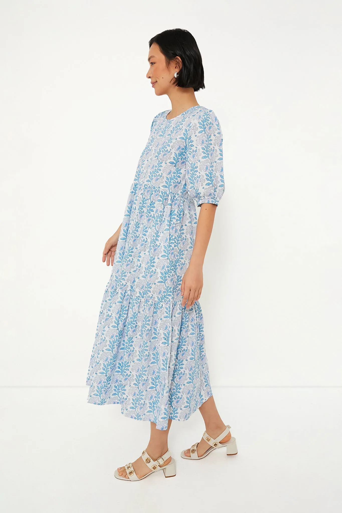 Exclusive Lavender and Cornflower Blue Gaia Dress sold by Tuckernuck product image thumbnail 3