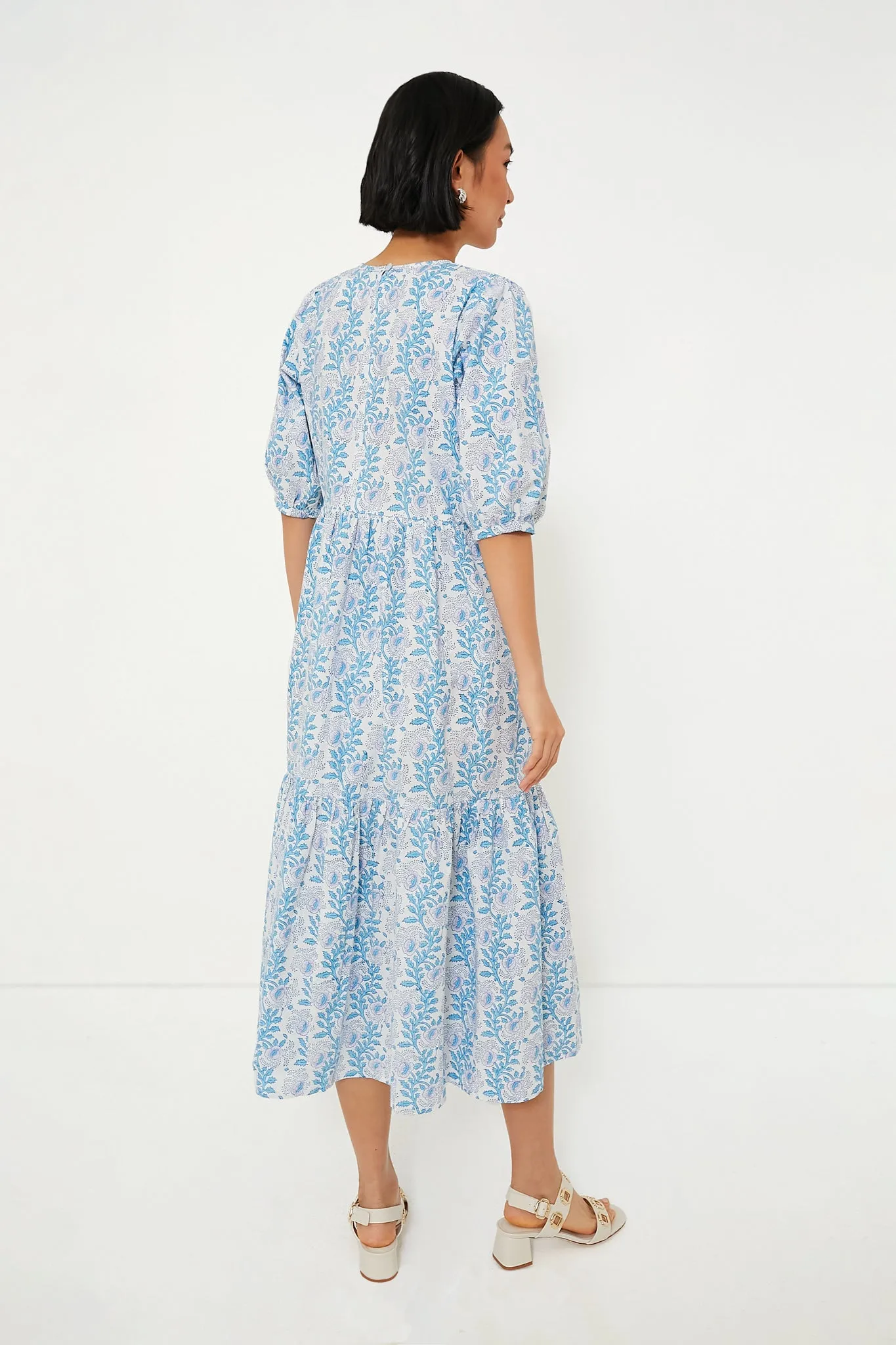 Exclusive Lavender and Cornflower Blue Gaia Dress sold by Tuckernuck product image thumbnail 4