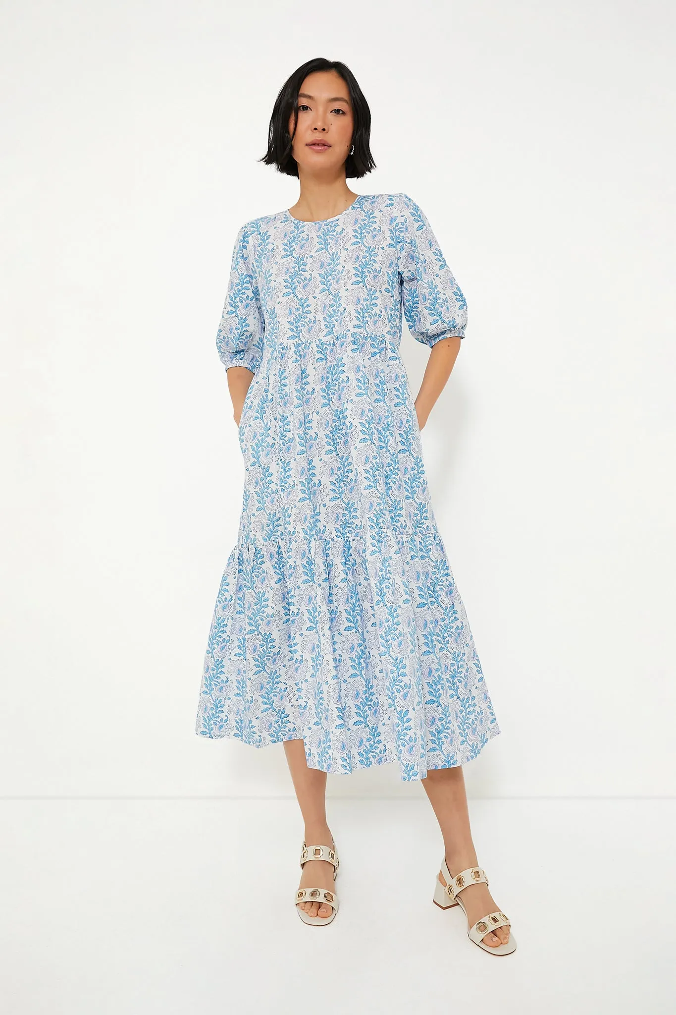 Exclusive Lavender and Cornflower Blue Gaia Dress sold by Tuckernuck product image thumbnail 2