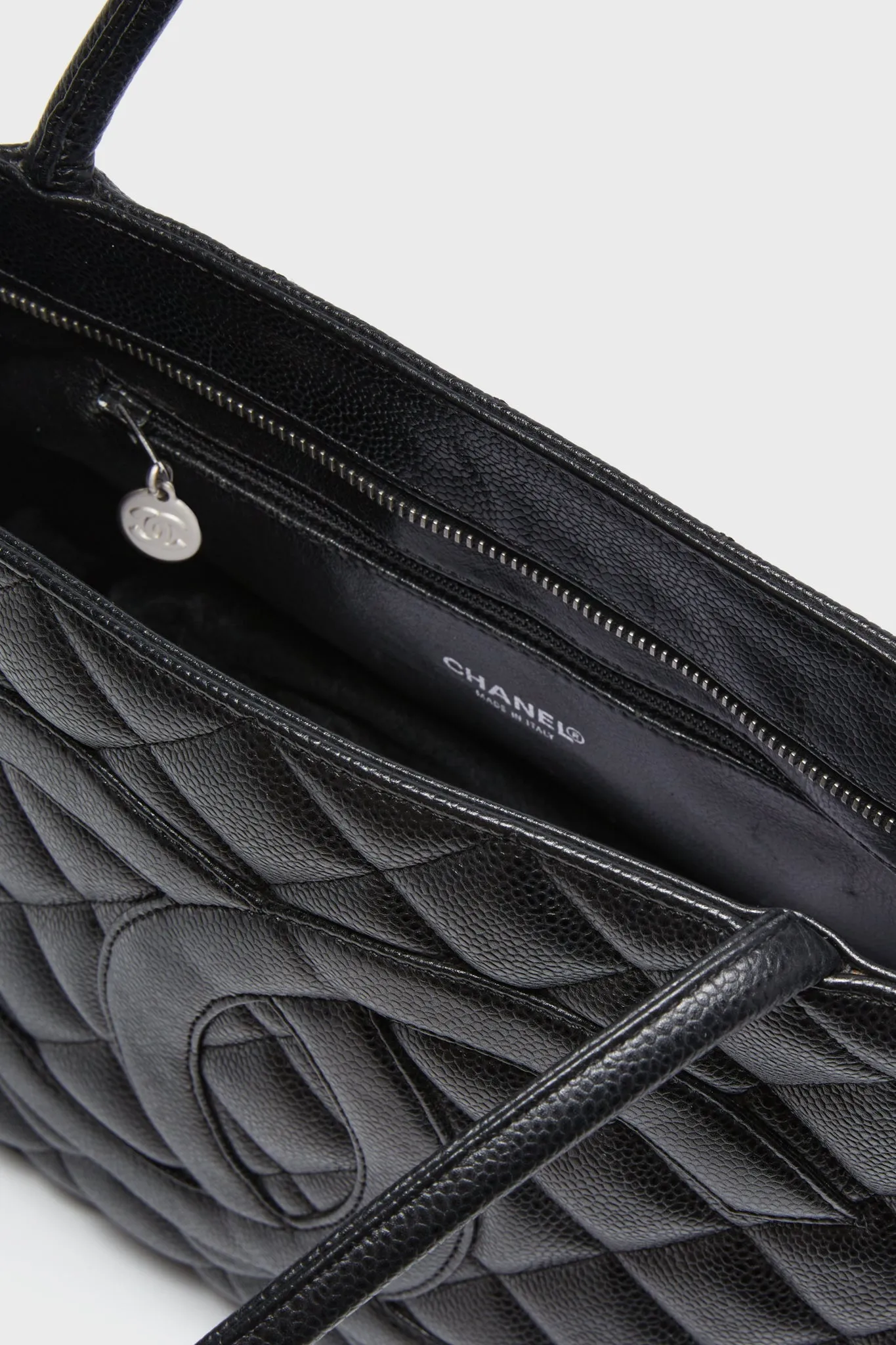 CHANEL Black Caviar Quilted Medallion Tote sold by Tuckernuck product image thumbnail 5