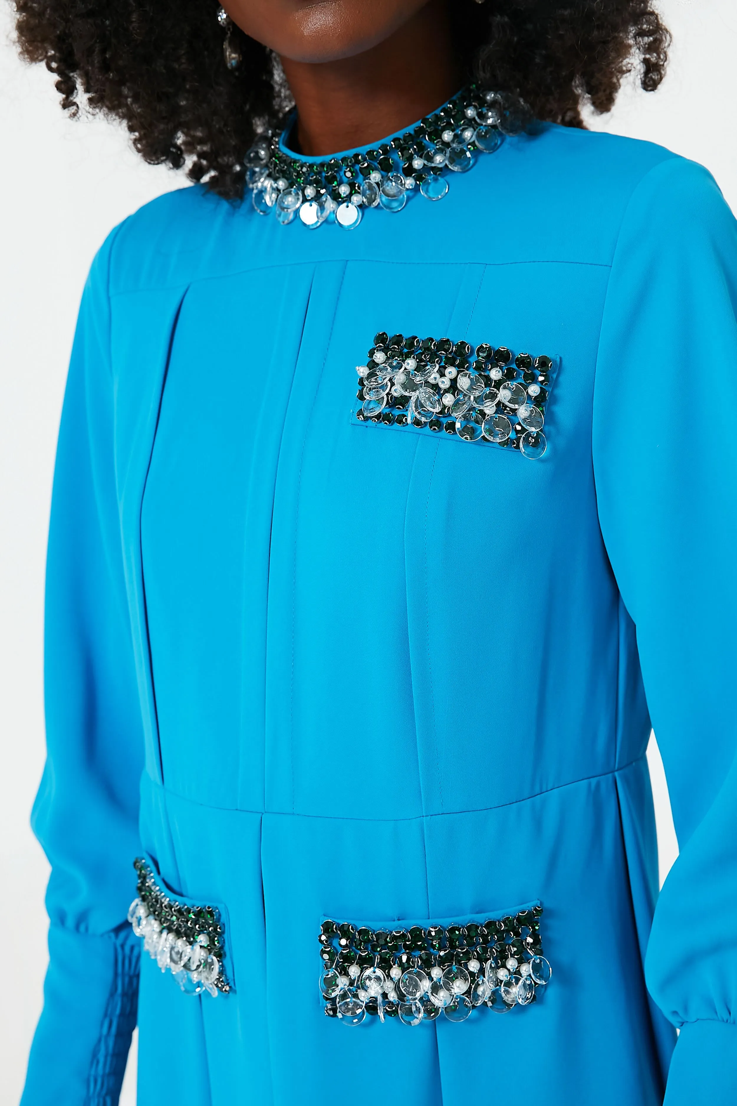 Bright Blue Hoyt Dress sold by Tuckernuck product image thumbnail 5