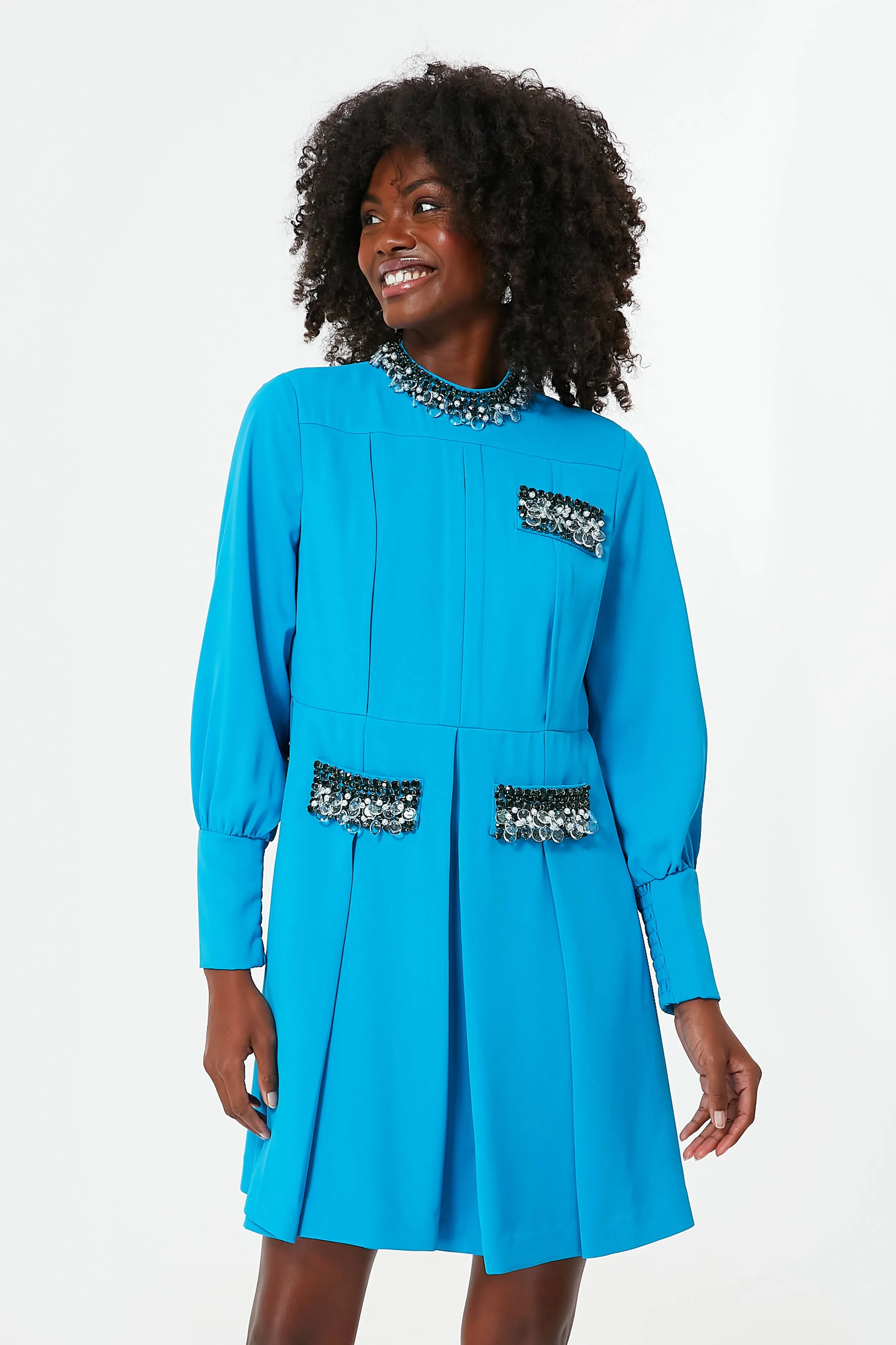 Bright Blue Hoyt Dress sold by Tuckernuck product image thumbnail 2