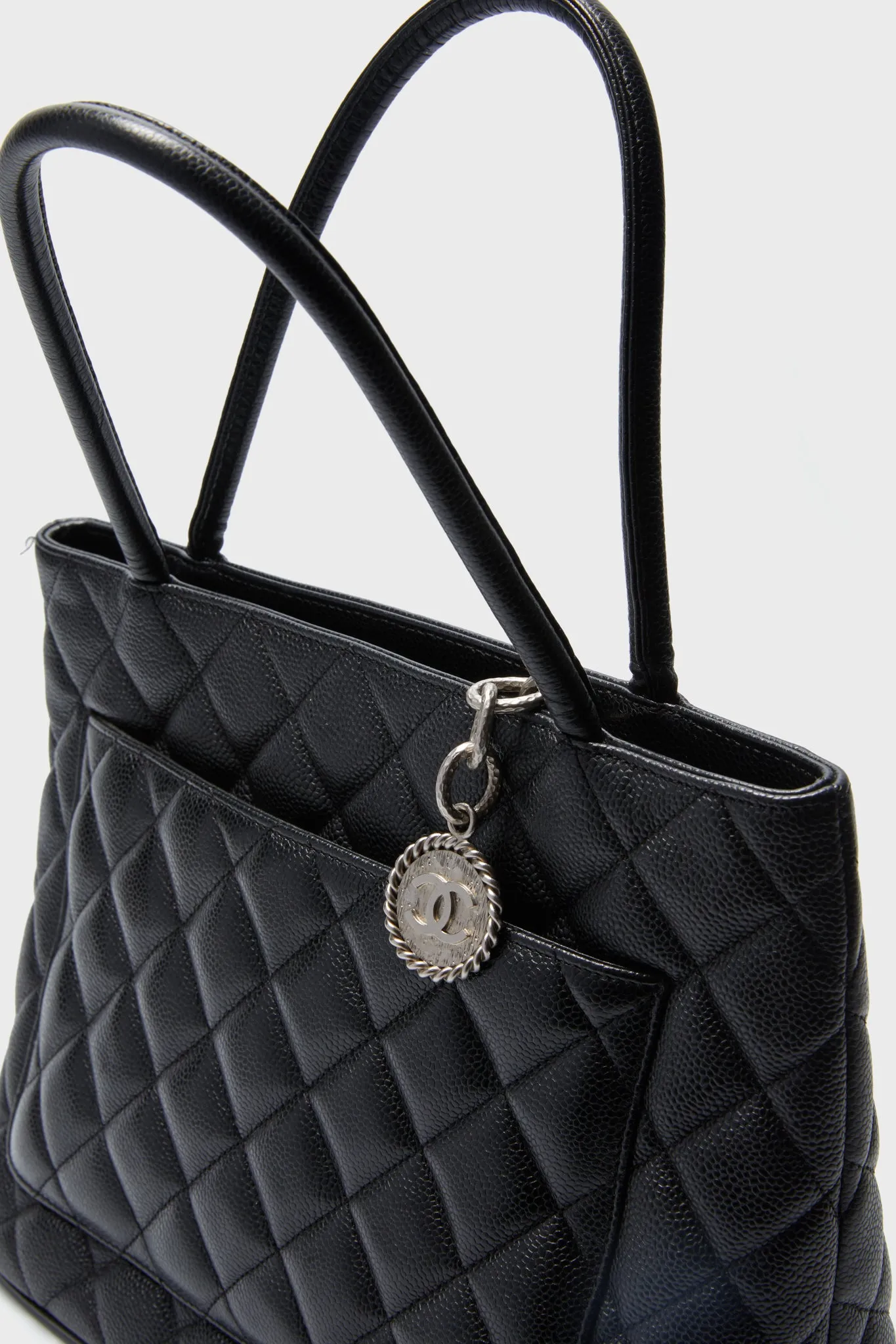 CHANEL Black Caviar Quilted Medallion Tote sold by Tuckernuck product image thumbnail 4