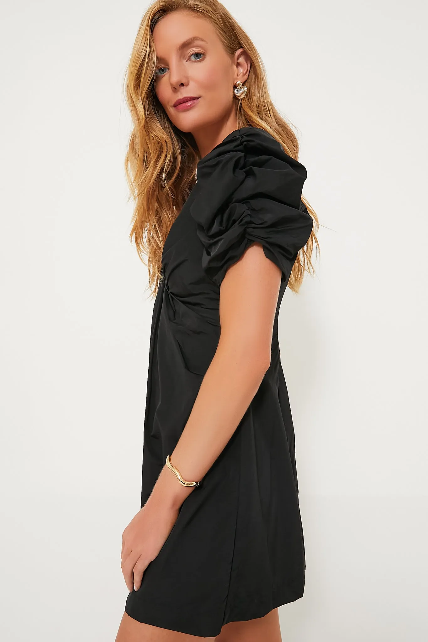 black tinsley mini dress Black Cut Out Ribbed Mini Dress – Spirit Clothing main image 0
