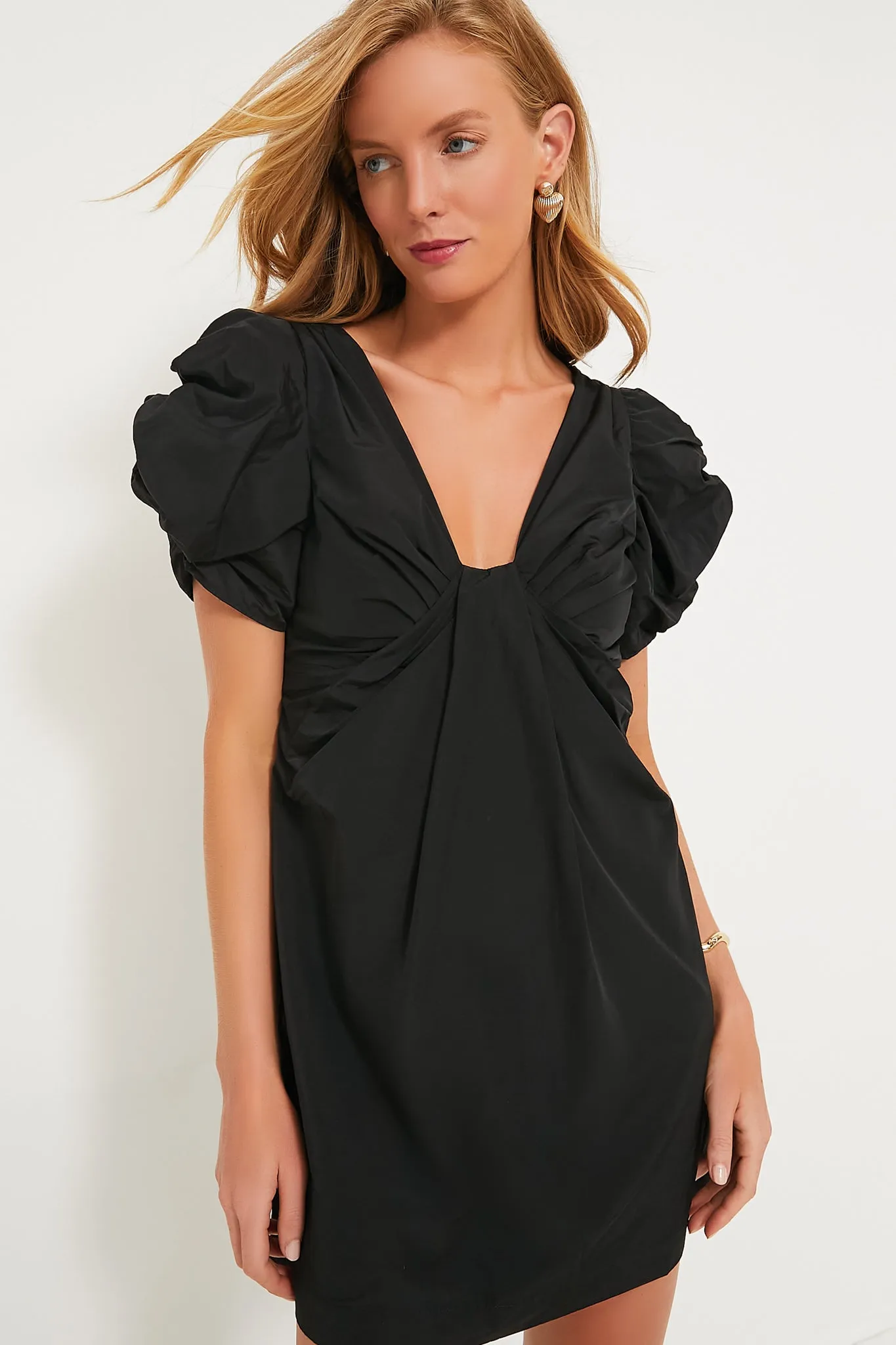 black tinsley mini dress Tinsley Tulle Hem Bandage Mini Dress - Black/White
