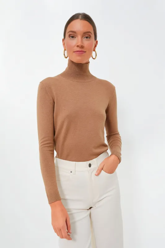 Camel Kiku Turtleneck sold by Tuckernuck