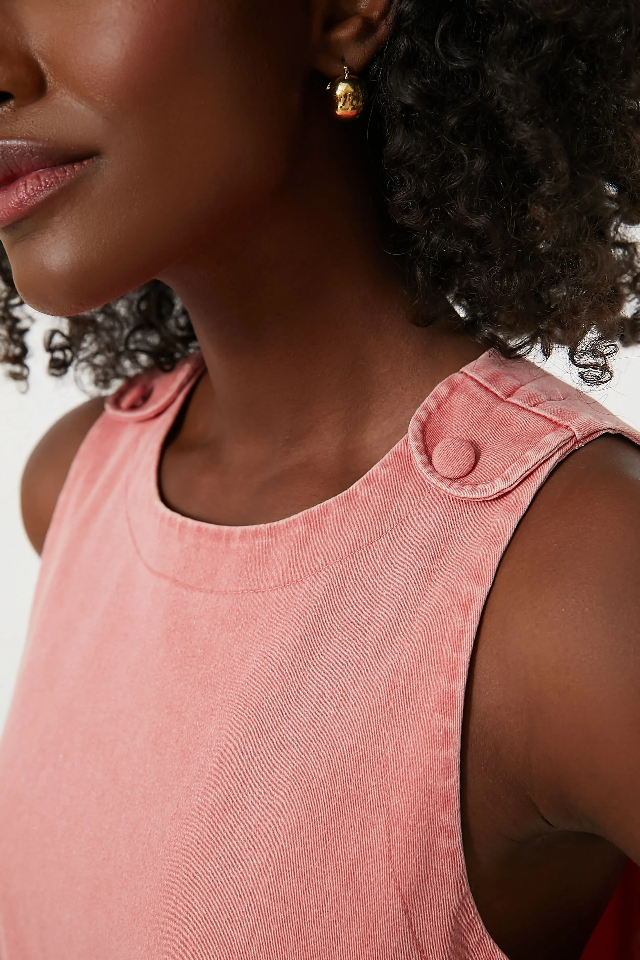 Nantucket Red Stretch Twill Grace Dress sold by Tuckernuck product image thumbnail 5