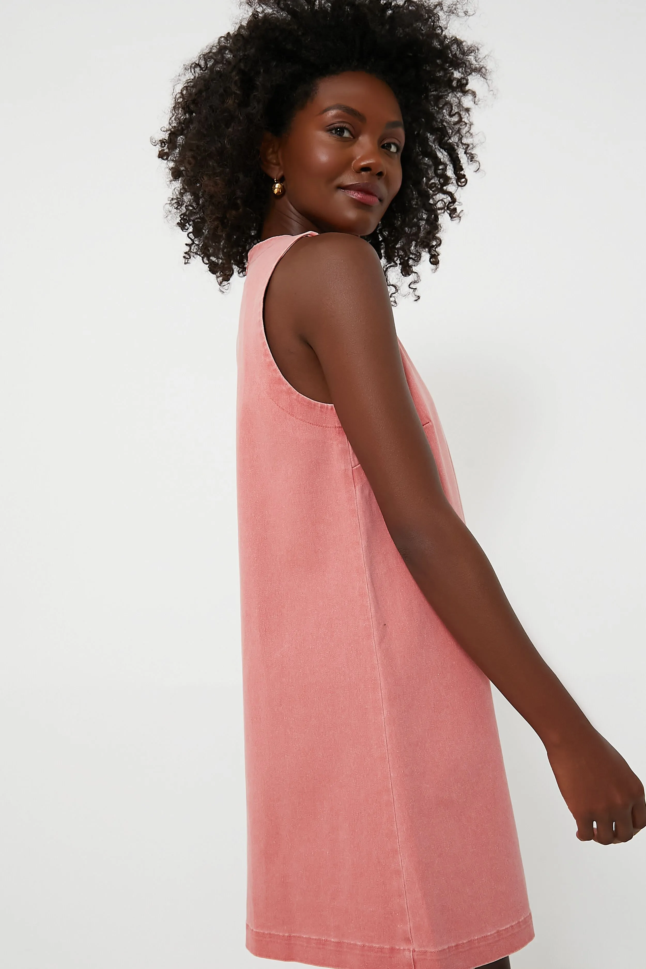 Nantucket Red Stretch Twill Grace Dress sold by Tuckernuck product image thumbnail 3