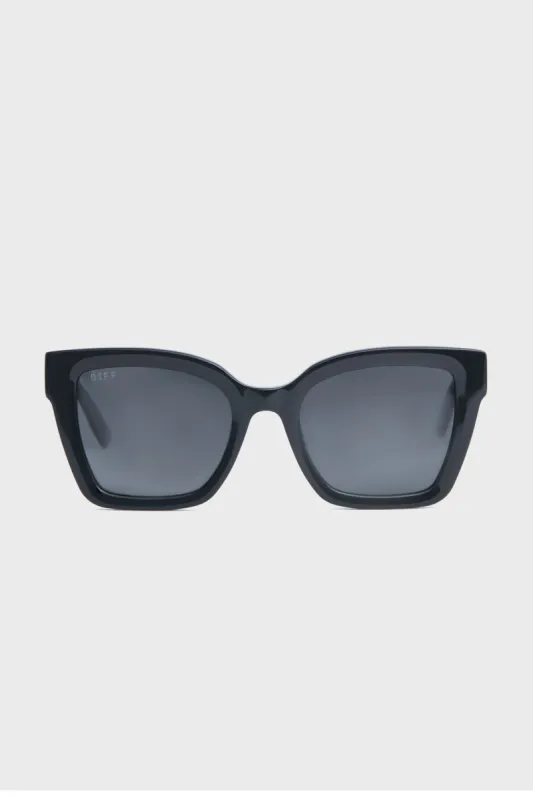 Black and Grey Polarized Rhys Sunglasses sold by Tuckernuck