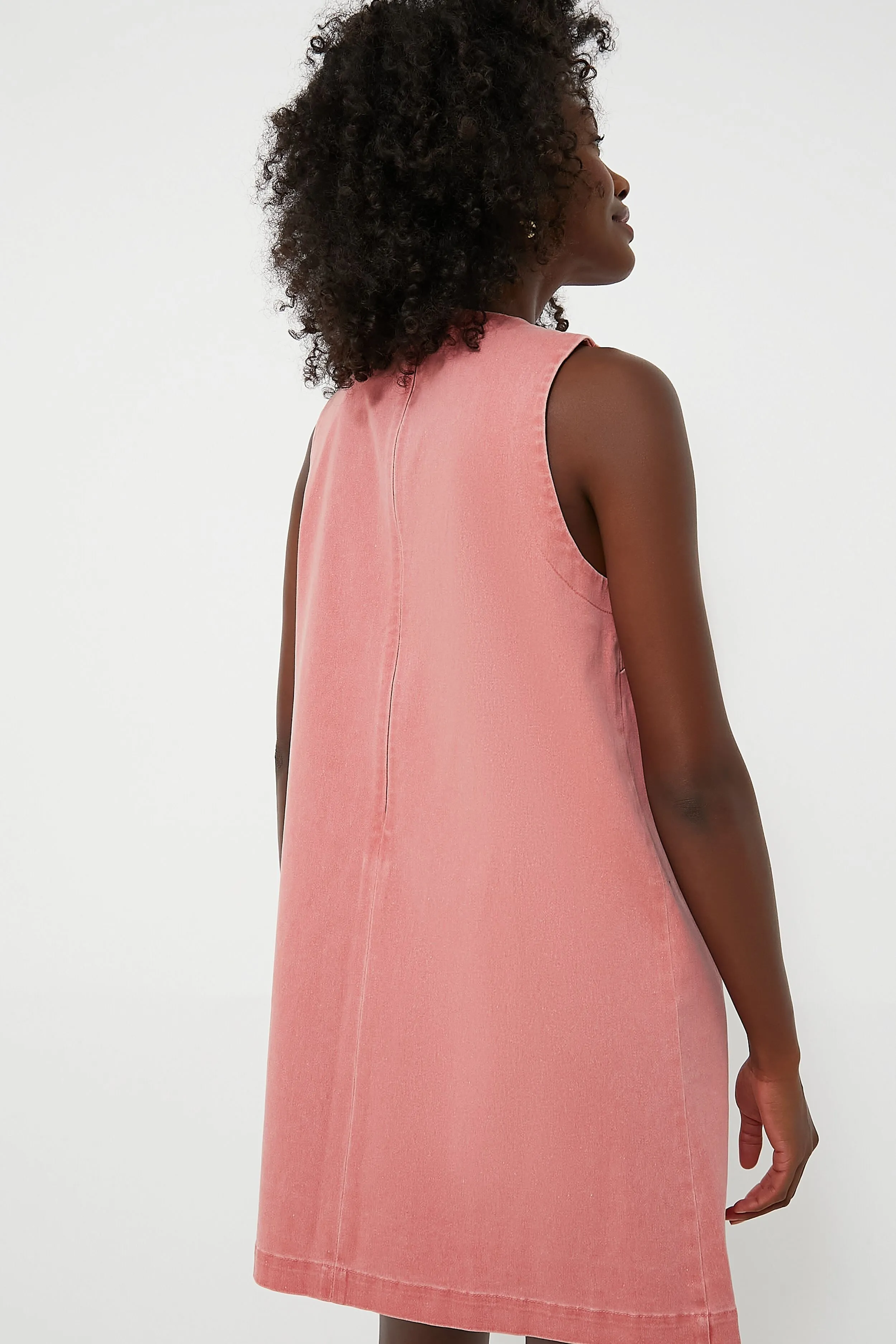 Nantucket Red Stretch Twill Grace Dress sold by Tuckernuck product image thumbnail 4