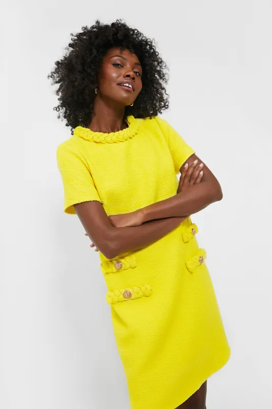 Limoncello Tweed Jackie Dress sold by Tuckernuck