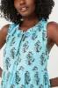 Tropical Turquoise Bouquet Salty Paloma Caftan sold by Tuckernuck