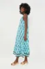 Tropical Turquoise Bouquet Salty Paloma Caftan sold by Tuckernuck