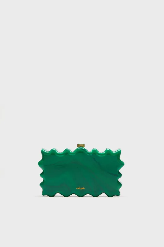 Malachite Paloma Clutch sold by Tuckernuck