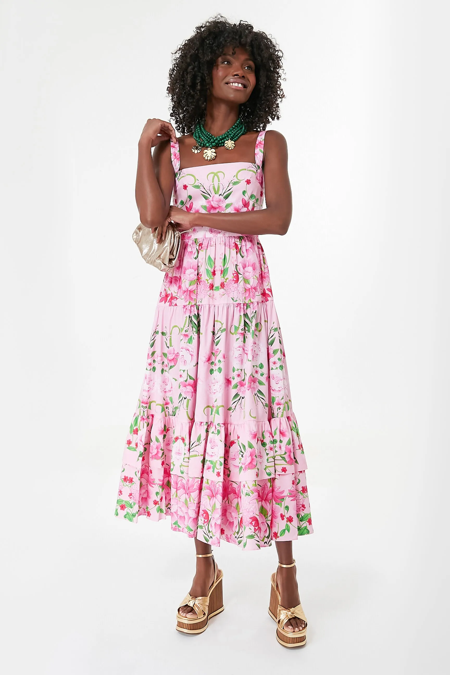 Antheia Pink Daniela Cotton Dress sold by Tuckernuck product image thumbnail 2