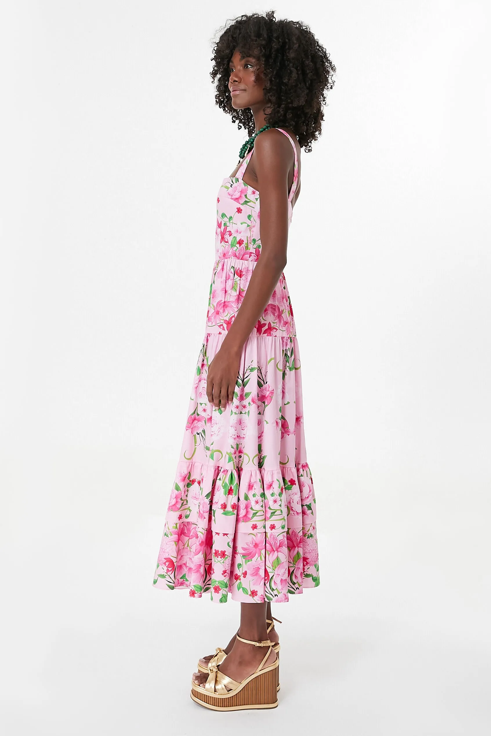 Antheia Pink Daniela Cotton Dress sold by Tuckernuck product image thumbnail 3