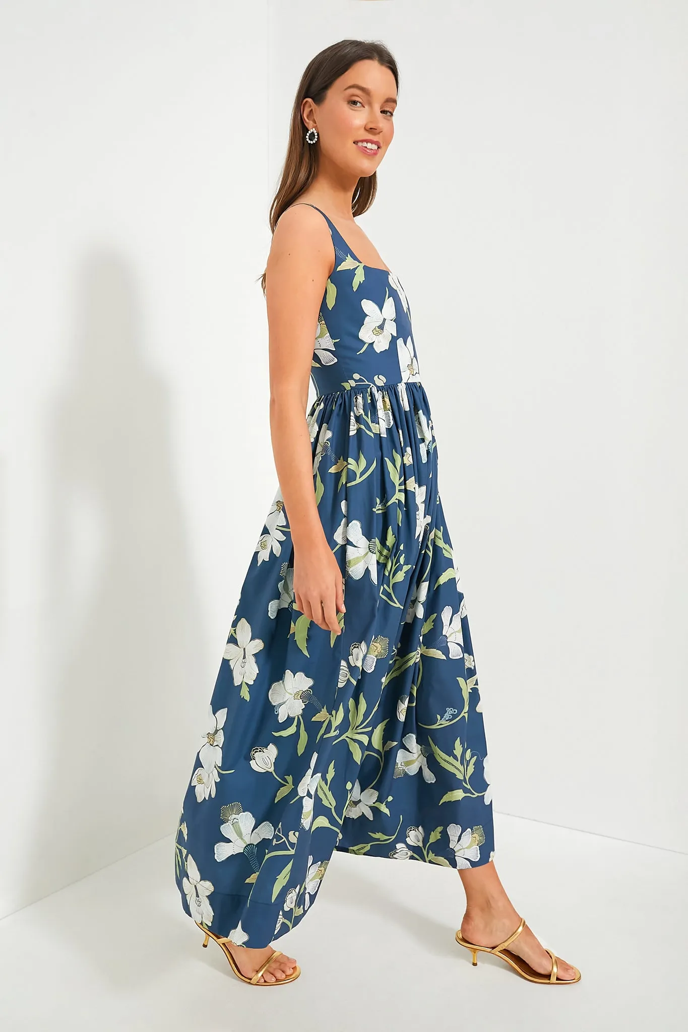 Navy Orchid Scoop Neck Dress sold by Tuckernuck product image thumbnail 3