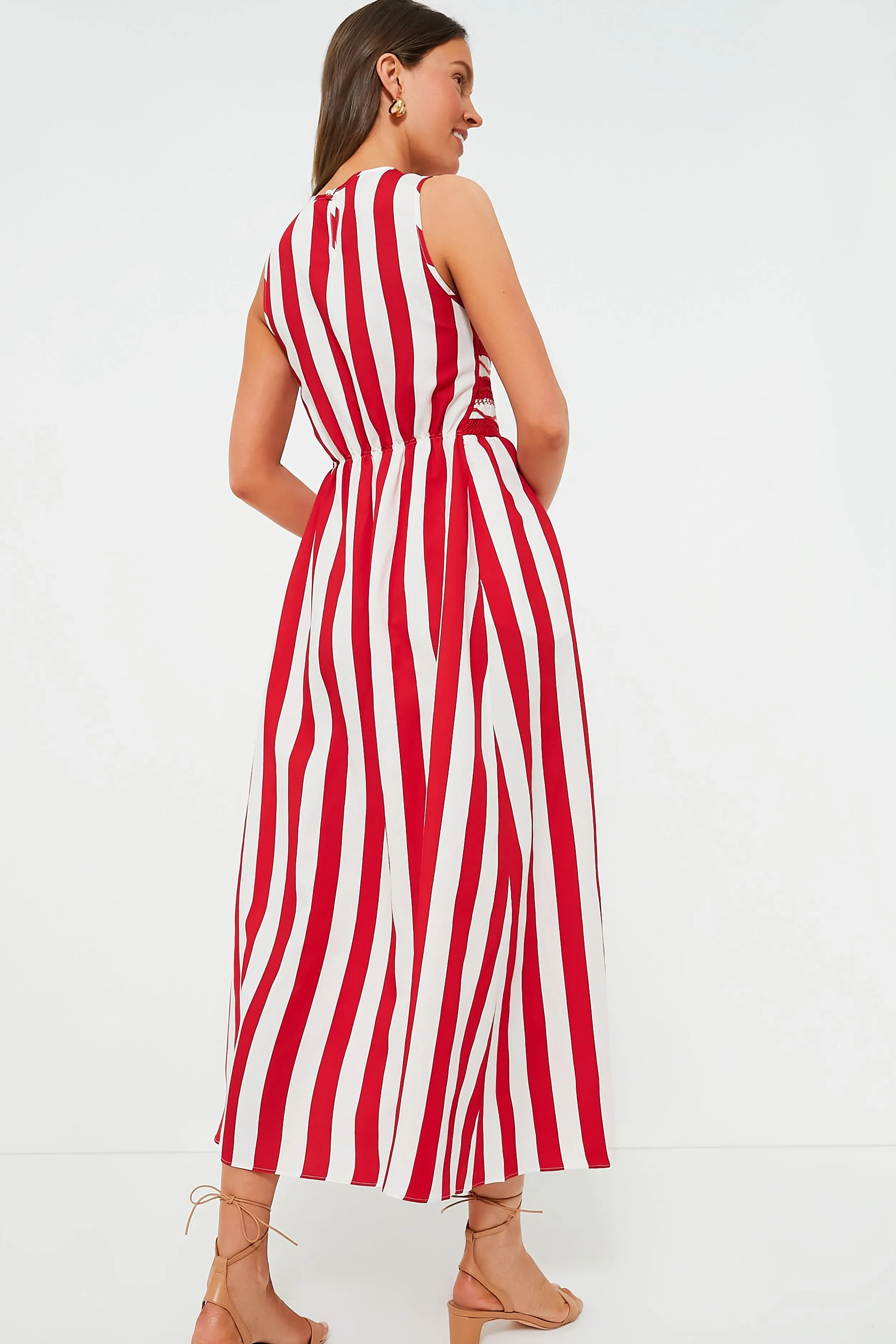 Strawberry Stripes Gioia Dress sold by Tuckernuck product image thumbnail 4