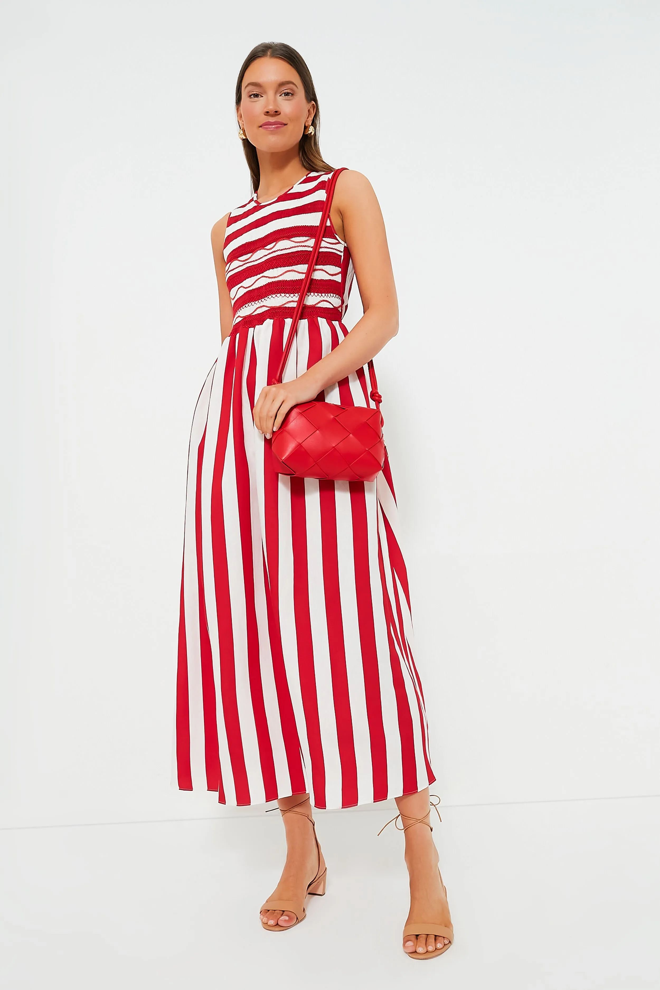 Strawberry Stripes Gioia Dress sold by Tuckernuck product image thumbnail 2